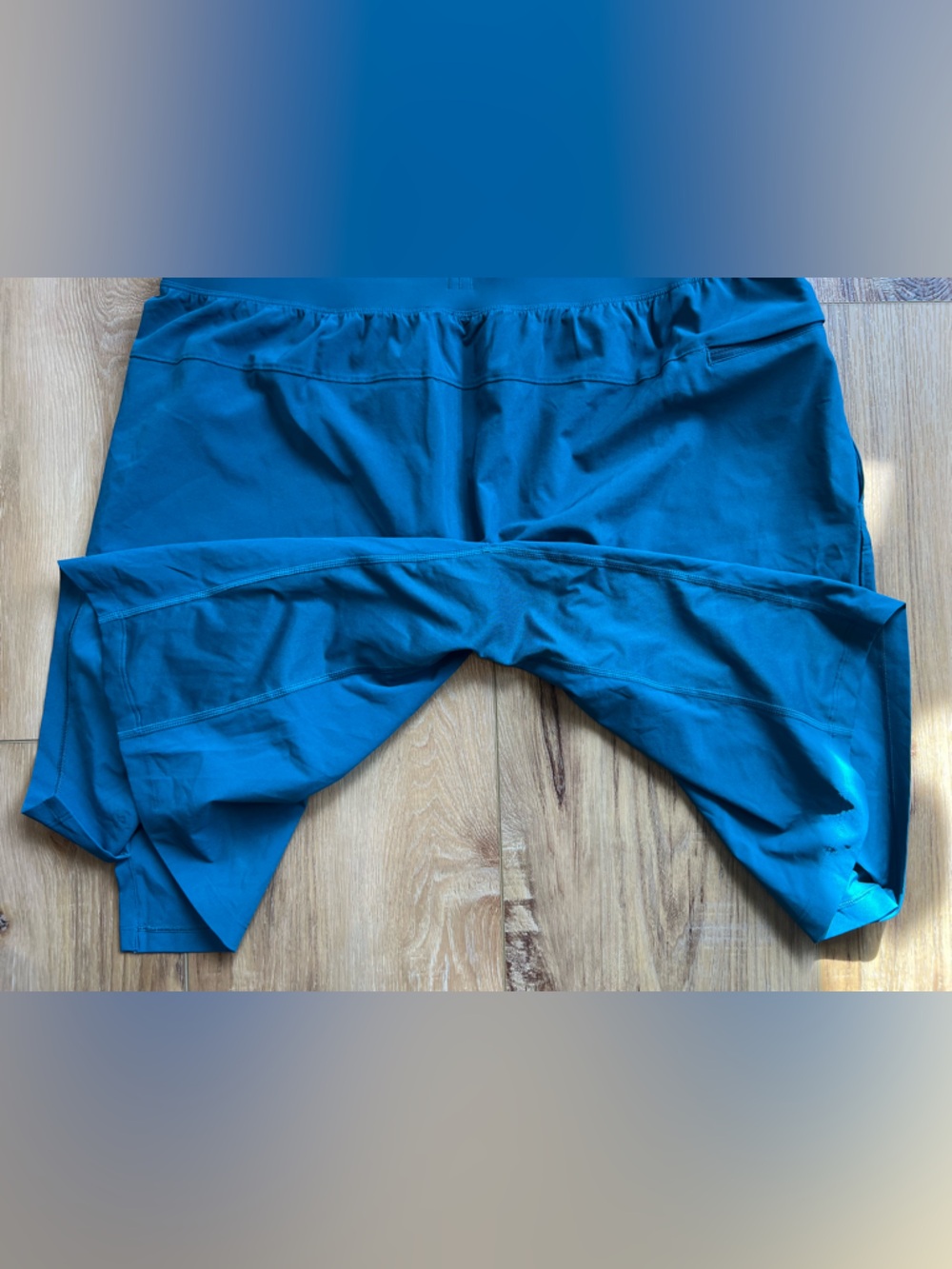 T.H.E. Short 11” Linerless Lululemon Bermuda Teal Men’s Training Shorts Size XL - Picture 5 of 11